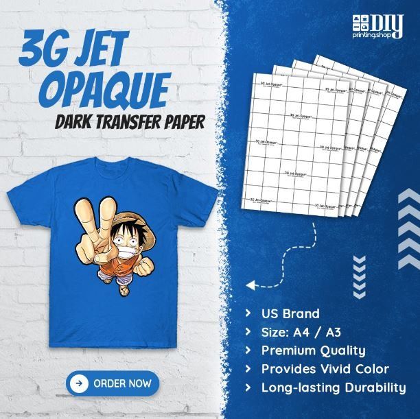 Jet-Opaque II - Dark Fabric Transfer Paper | Same Day Shipping