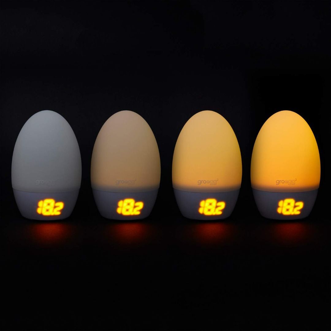 The Gro Company Gro-Egg Room Thermometer Baby Nursery Nightlight NEW With  Cover