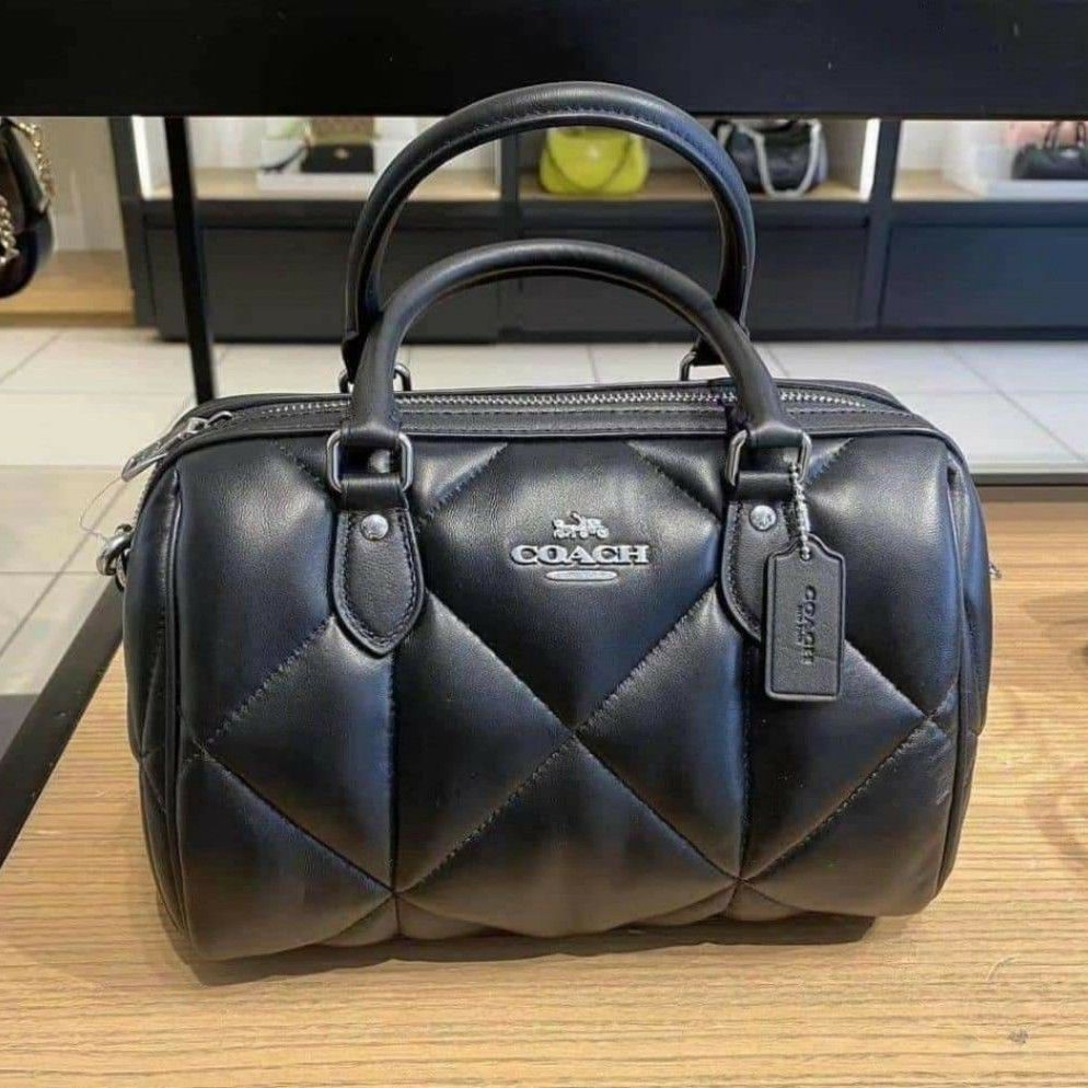 Coach Mini Rowan Crossbody Bag Black, Luxury, Bags & Wallets on Carousell