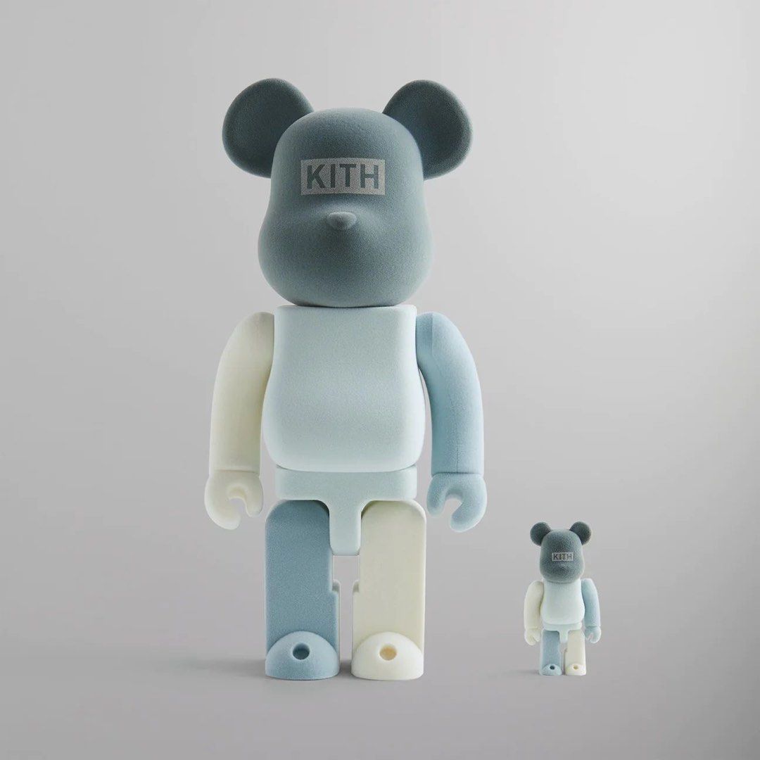 限量Bearbrick Kith Harbour Version 400%+100%, 興趣及遊戲, 玩具