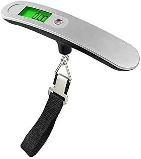 Luggage Scale, 50kg/110lb Portable Mini Suitcase Scale Household Digital  Display Scale Applied Aircraft Luggage Outdoor Scale Weighing Balance