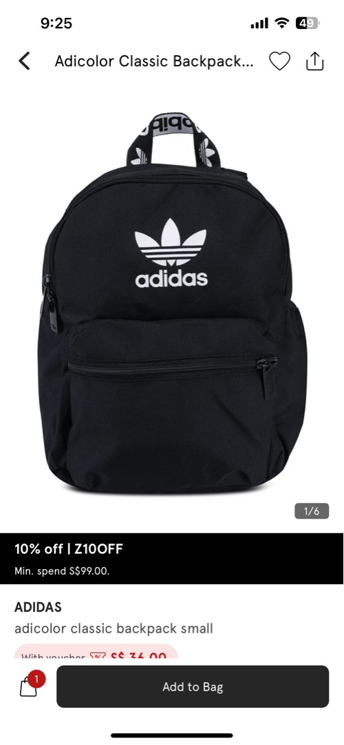 Adicolor mini faux leather backpack hot sale