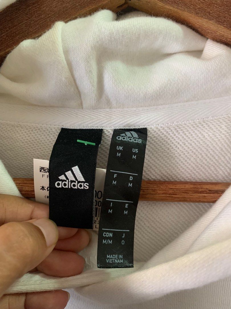 Adidas made in china vs vietnam hoodie top