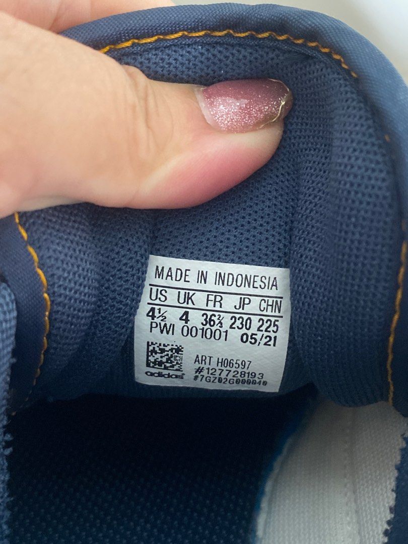 Adidas Denim Sneakers (US4.5), Babies u0026 Kids, Babies u0026 Kids Fashion on  Carousell