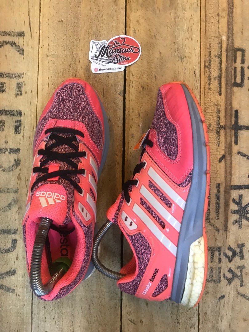 Adidas questar boost orange sale