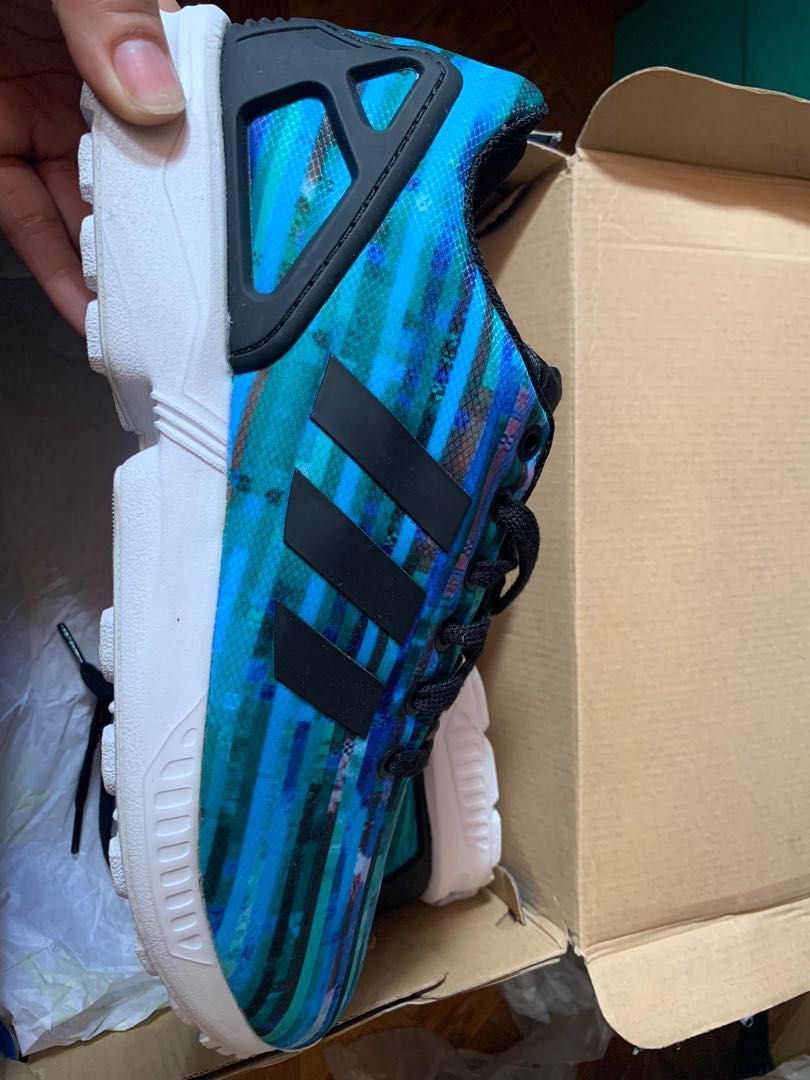 Adidas ZX Flux Blue Men s Fashion Footwear Sneakers on Carousell