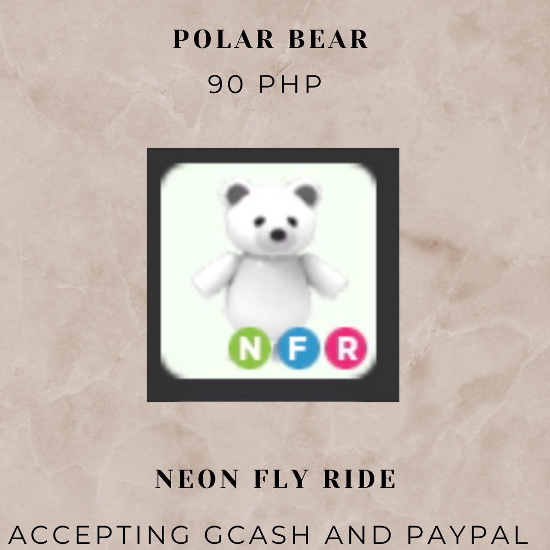 Adopt Me Pets Polar Bear on Carousell