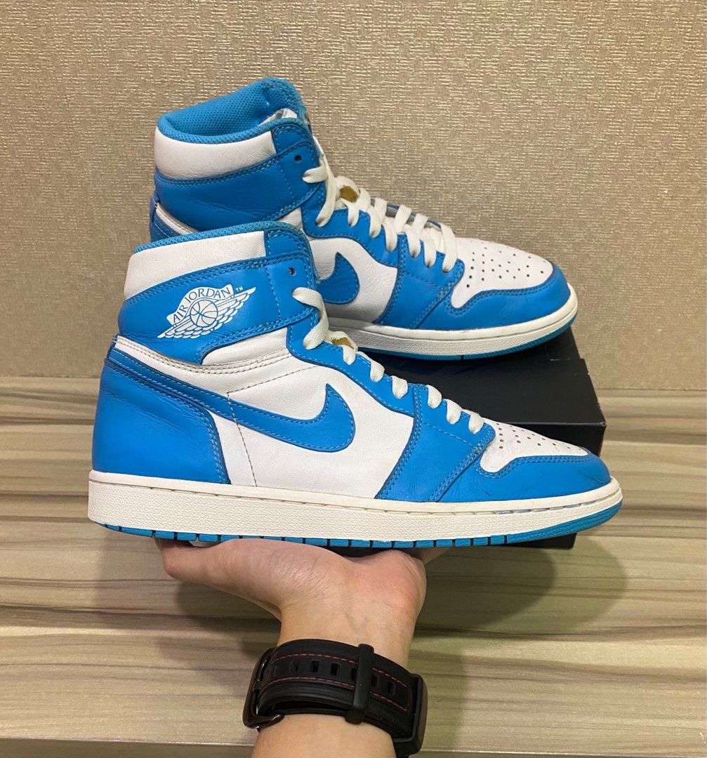 Air Jordan 1 OG UNC Uk8 Us9, Men's Fashion, Footwear, Sneakers on 