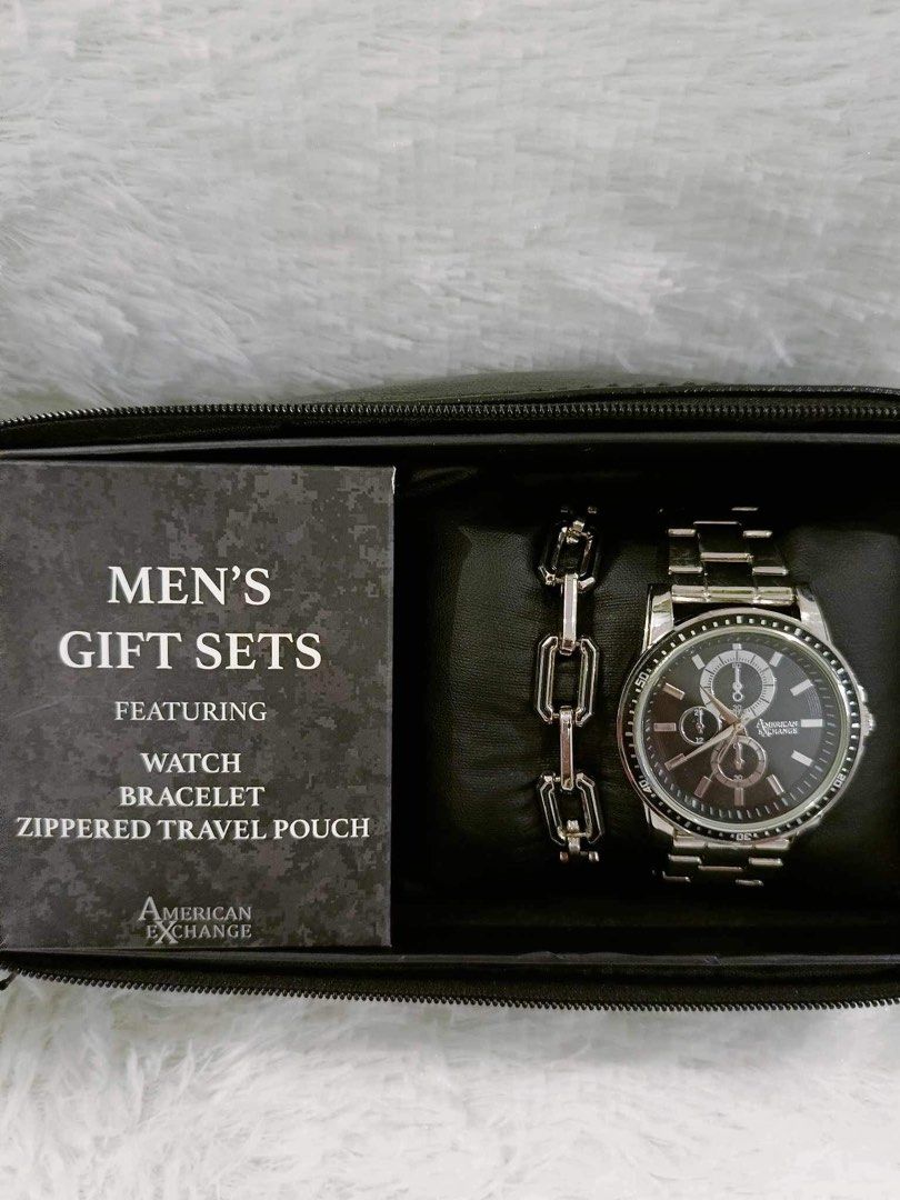 American Exchange Men s Watch Gift Set American Exchange Men s