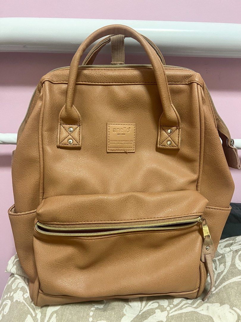 Anello leather discount backpack colors