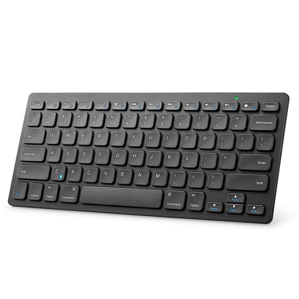 Ultra Slim Bluetooth Wireless Keyboard for iPad, Android, Windows