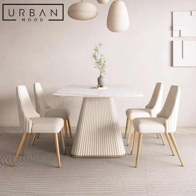 ASTRAL Modern Sintered Stone Dining Table, Furniture & Home Living ...