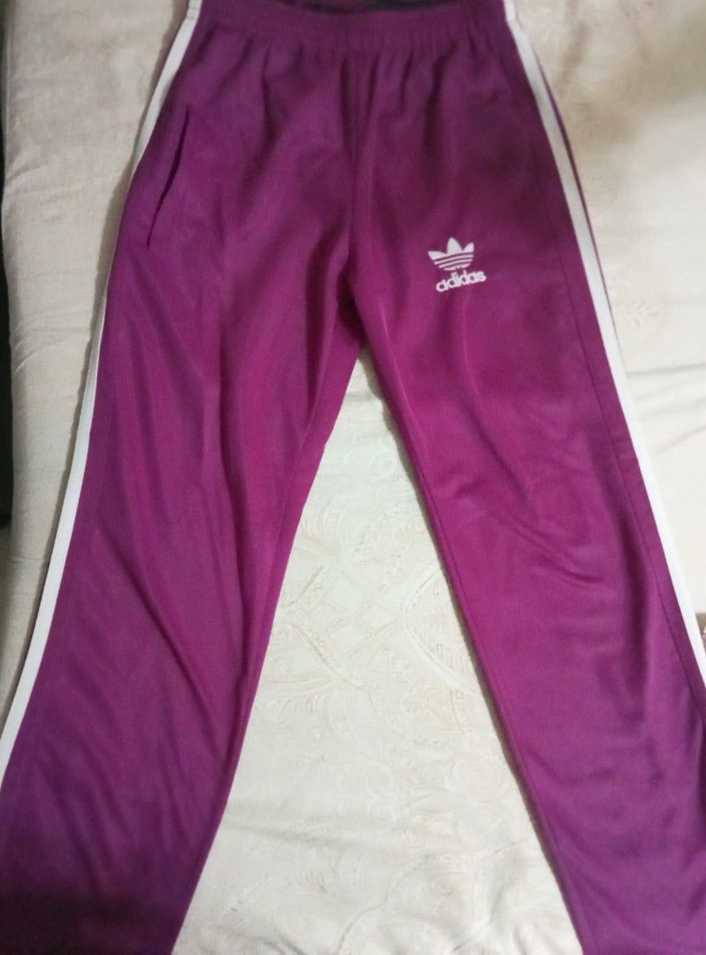 Authentic Adidas Purple Joggers Track Pants Men s Fashion