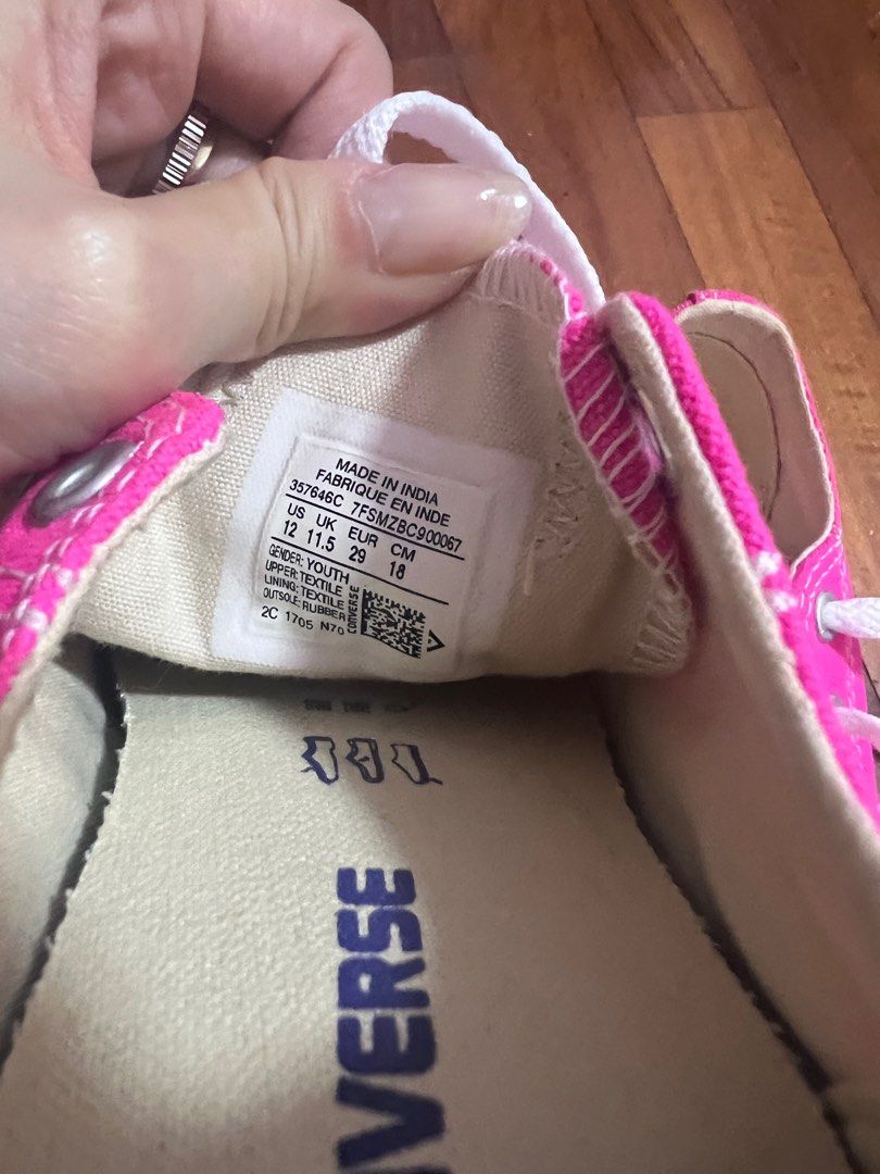 Girls converse on sale outlet