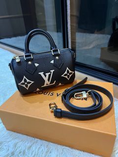 Louis Vuitton - Authenticated Nano Speedy / Mini HL Handbag - Cloth Multicolour Polkadot for Women, Never Worn