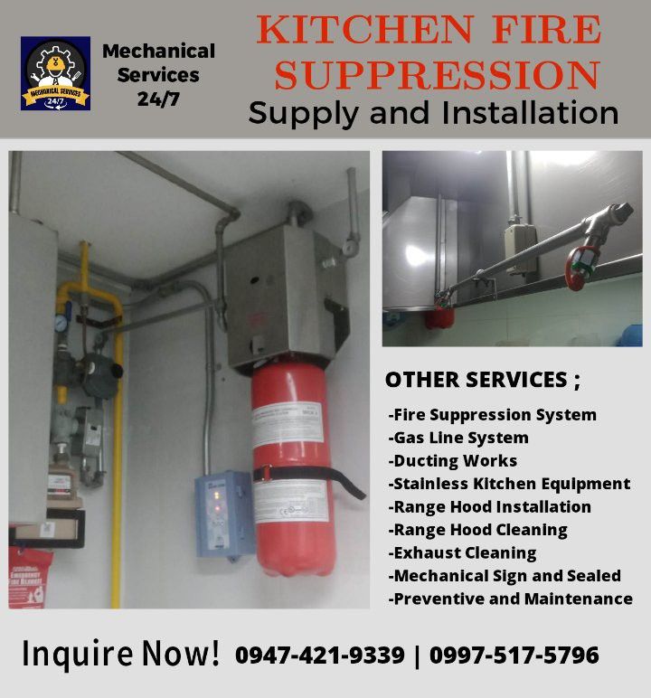 Automatic Kitchen Fire Suppression System Installation and Preventive