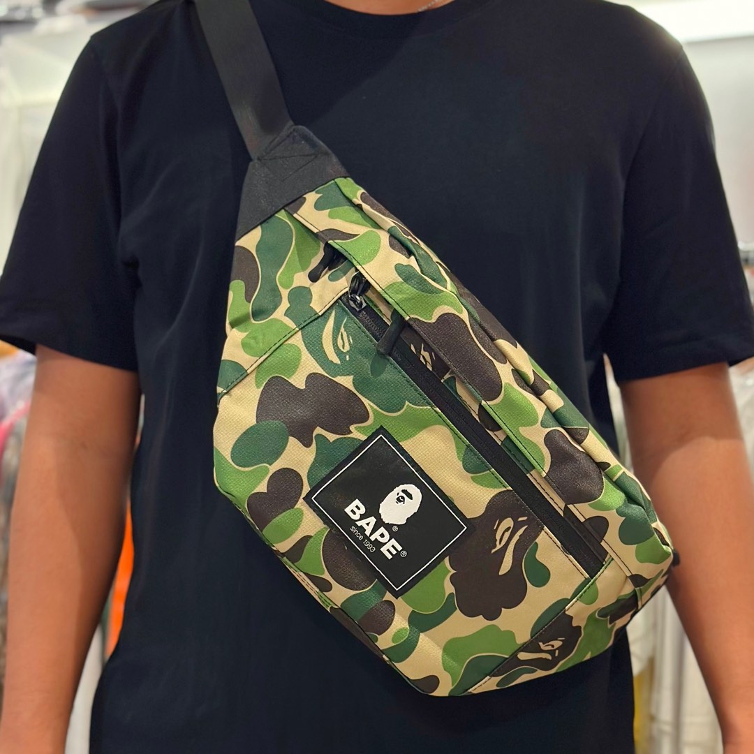 Supreme and BAPE bags, Men's Fashion, Bags, Belt bags, Clutches