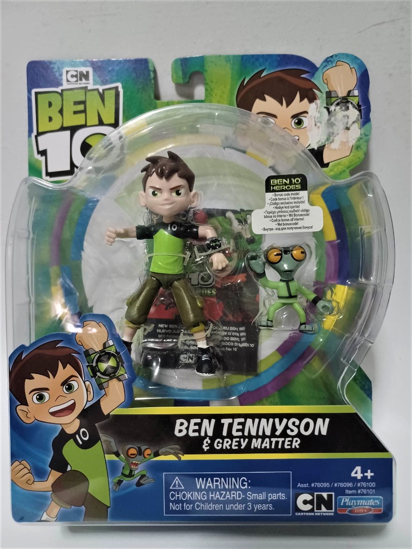 Ben Tennyson & Grey Matter Ben 10 Cartoon Network Toy Action