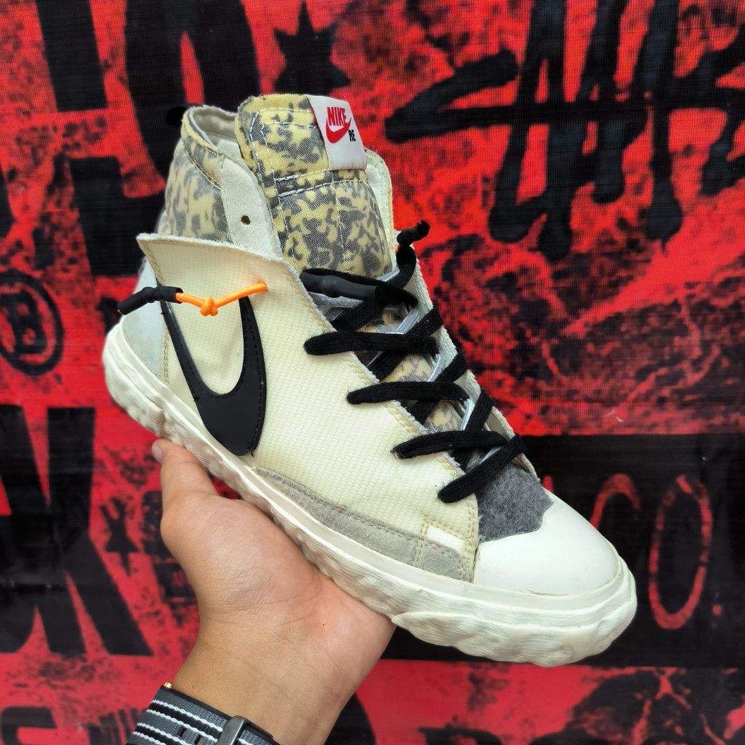 Nike Blazer Mid X READYMADE Black Camo, Fesyen Pria, Sepatu