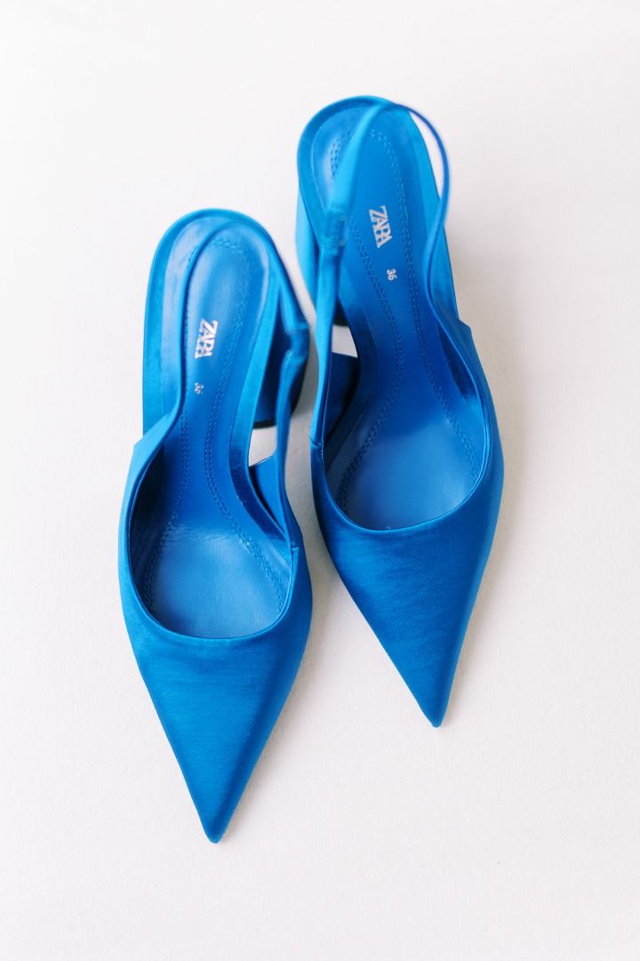 Chunky heel slingback shoes shop