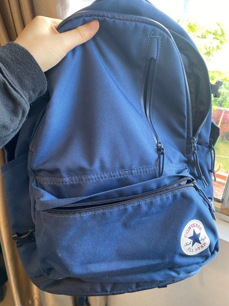 Blue backpack Converse