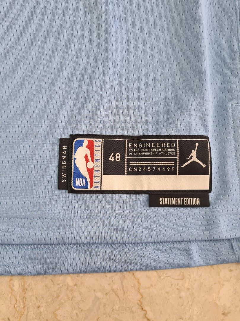 BNWT Authentic Nike Jordan Brand Men's NBA Grizzlies Statement