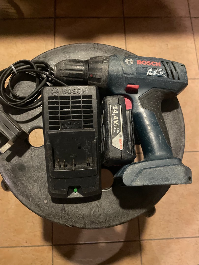 Bosch Cordless Drill Driver GSR 14.4VLi SET (BRUSHLESS), TV & Home