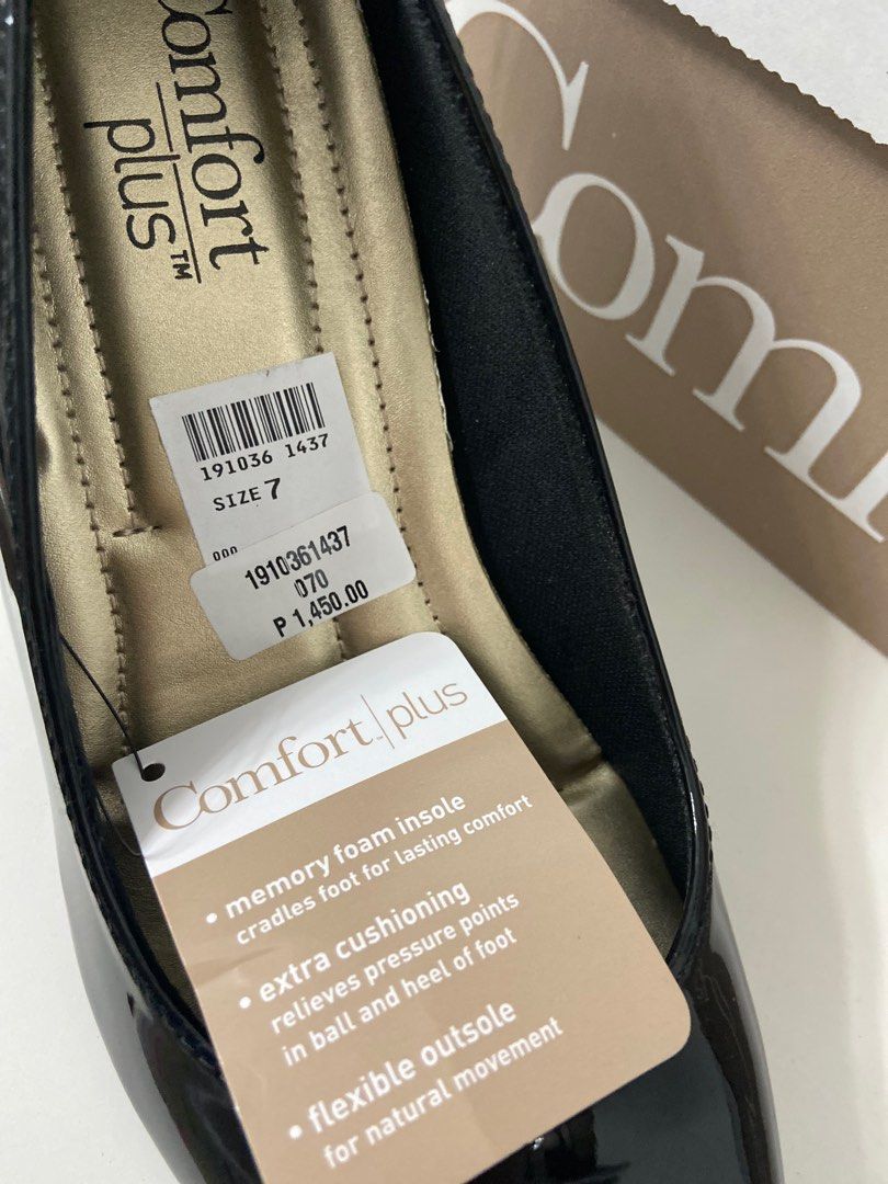 Brand New Black Pointed Heels Shoes Office Shoes Comfort Plus Payless Shoes Size 7