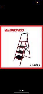 Bronco Non-Slip Steel Ladder 4 steps
