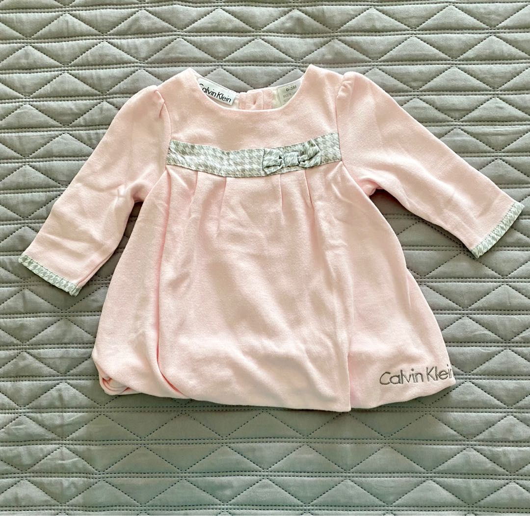 Calvin klein light pink dress on sale