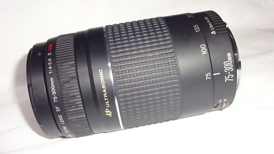 Canon EF 75-300mm f 4-5.6 iii usm ズームレンズ 売却 - レンズ(ズーム)