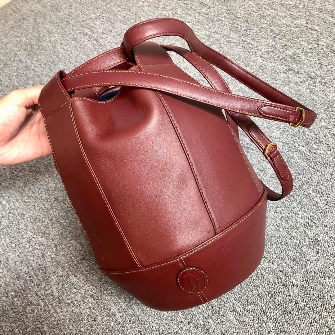 CARTIER must de Cartier Backpack Tote bucket bag MADE IN SPAIN