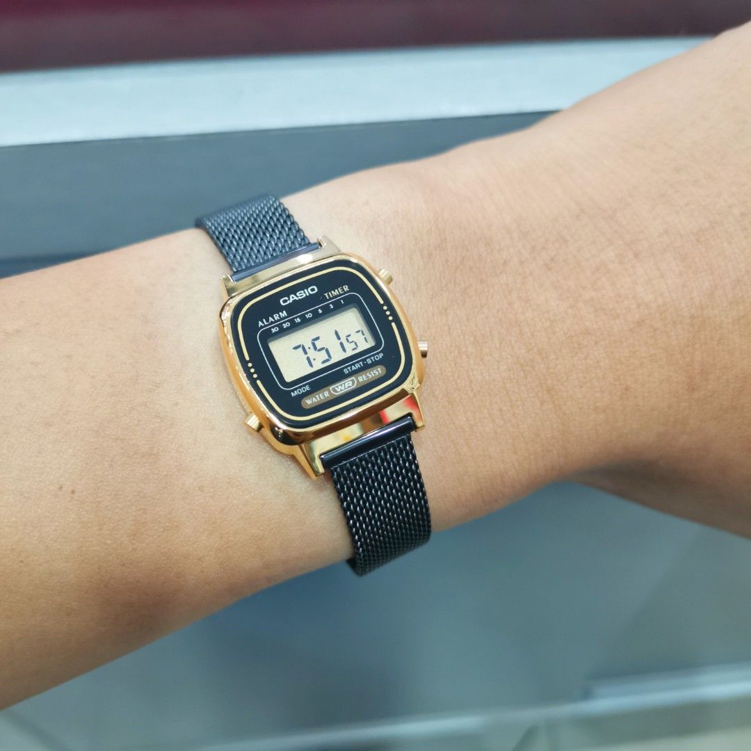Casio Digital Watch ladies small size la670wemb
