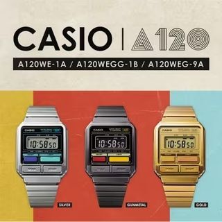 Casio Retro Vintage Unisex Watch A120WEGG / A120WEG / A120WE / A120