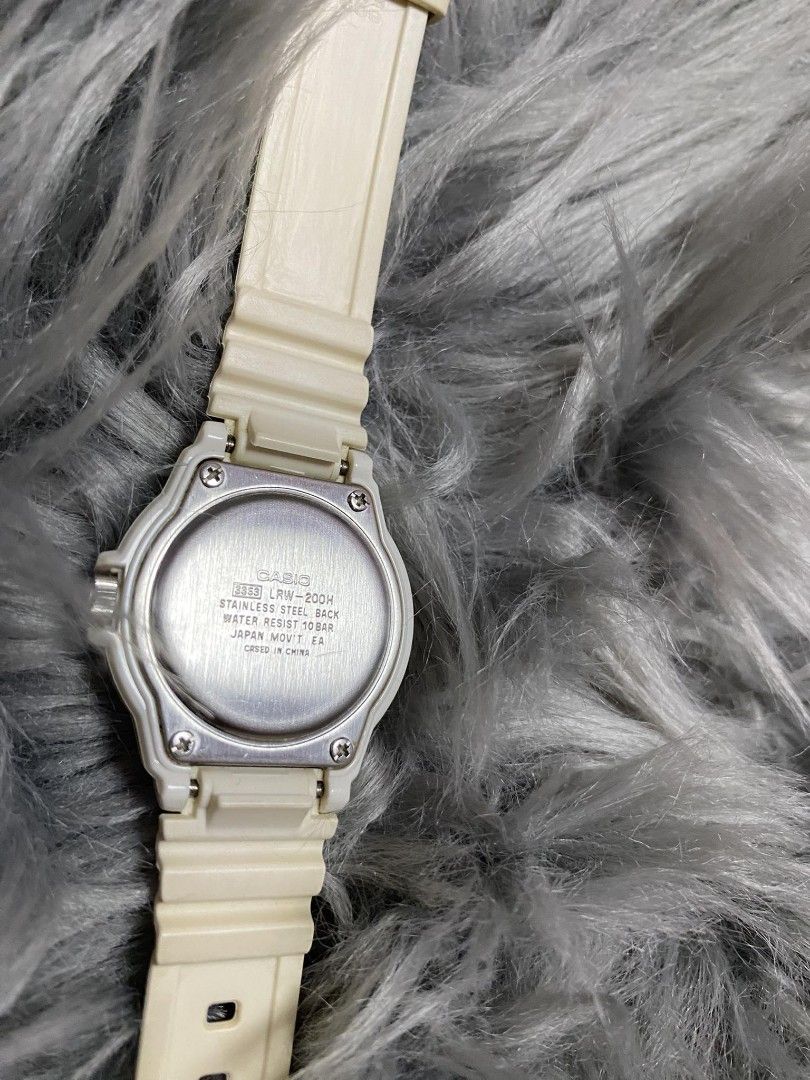 Casio watch Baby G White Risen Strap, Women's Fashion, Watches