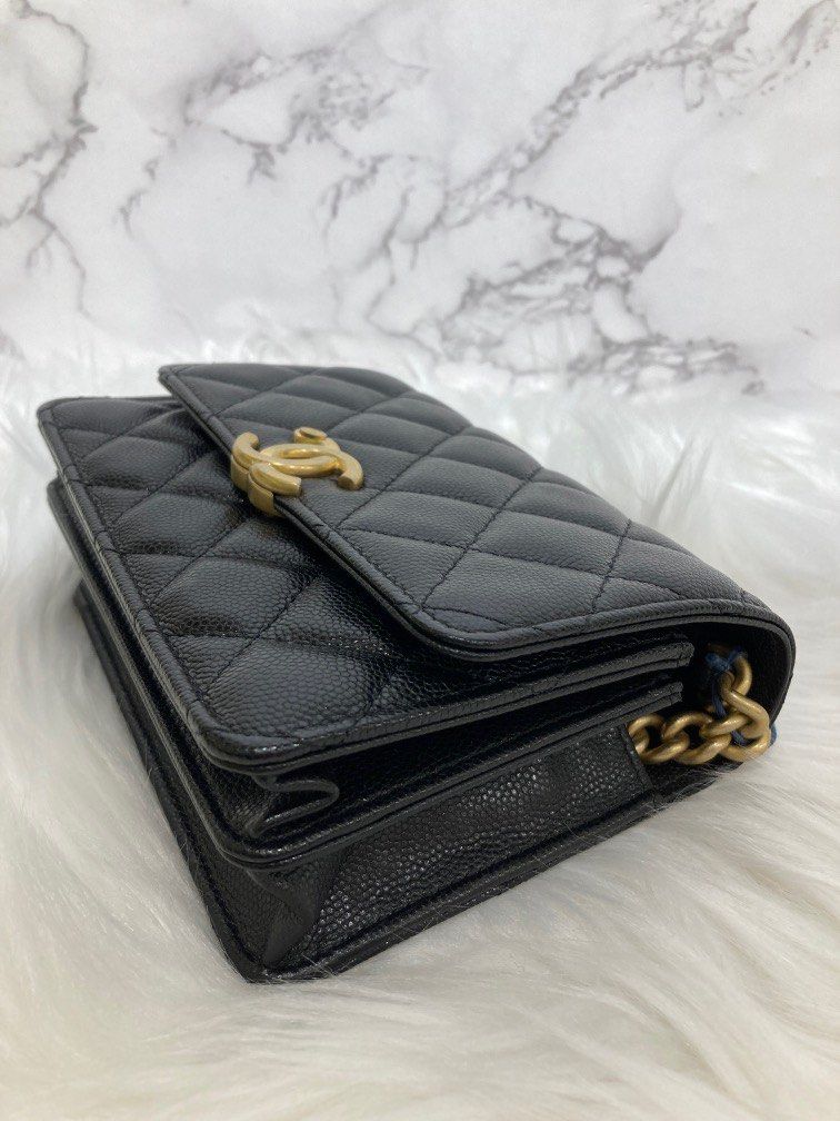 Chanel Small Wallet on Chain, Luxury, Bags & Wallets on Carousell