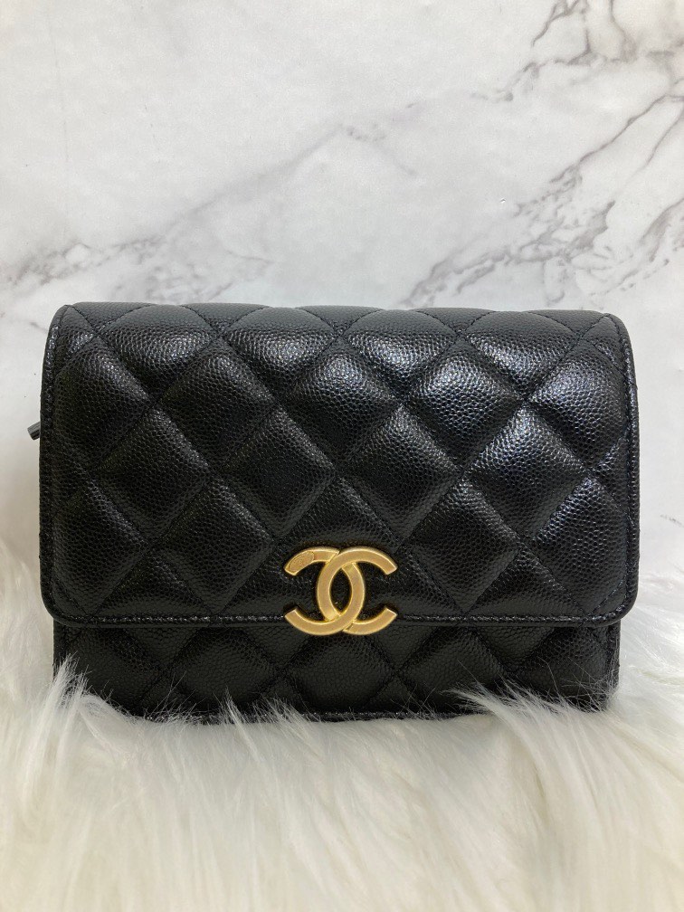 Chanel Small Wallet on Chain, Luxury, Bags & Wallets on Carousell