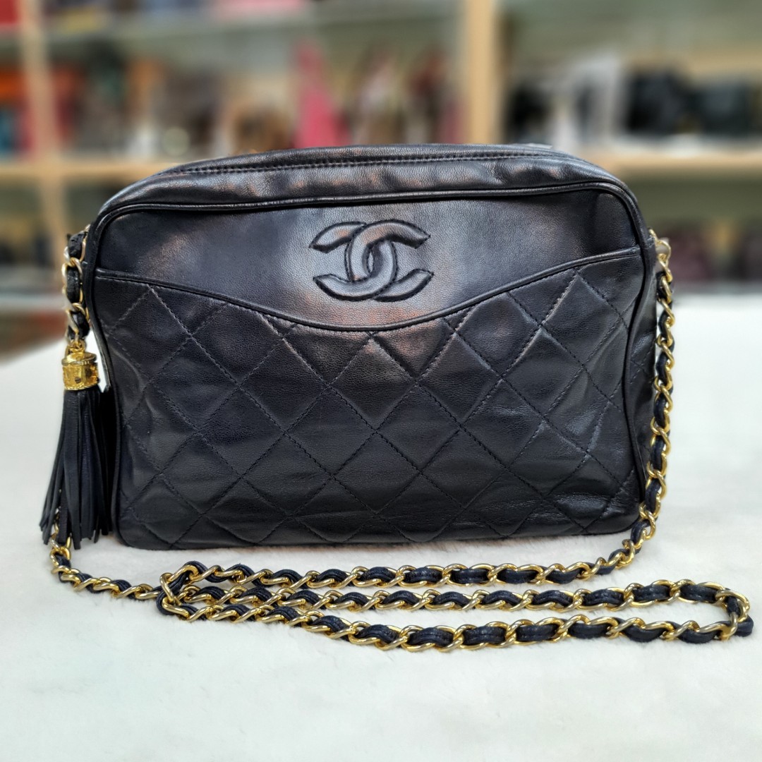 Chanel Vintgae Camera Bag, Luxury, Bags & Wallets on Carousell