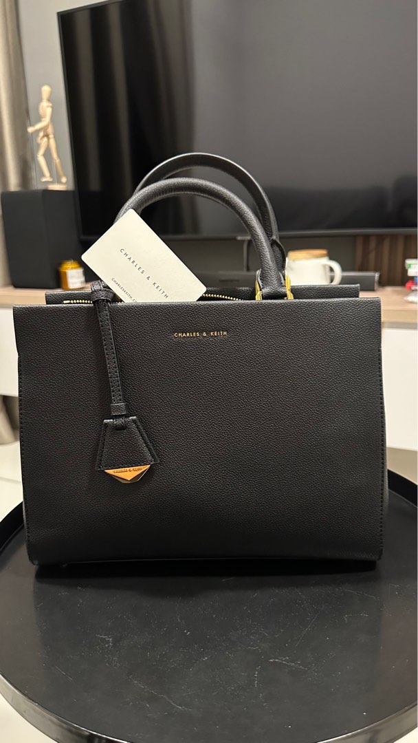 Charles Keith Mirabelle Structured Handbag Women s Fashion