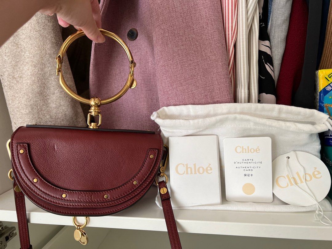 Chloe Nile Mini Burgundy
