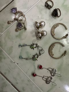 Christian Dior Earrings rings jewelry bundle