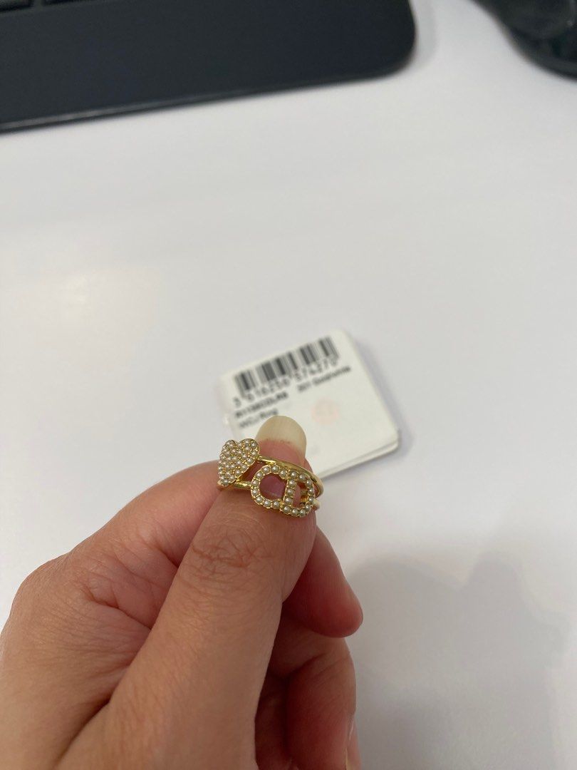 Christian Dior ring, Luxury, Accessories on Carousell