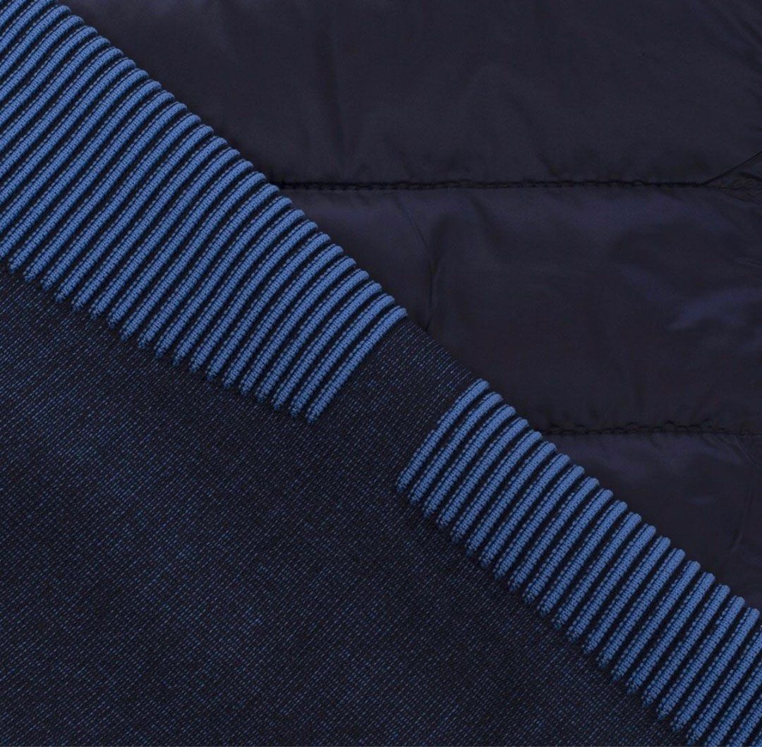 CK Outer Jacket （分類：外套及戶外衣服）位於 Hong Kong。 由 bonbonbc 提交（商品編號 1242312179，圖片 7）。簡介： CK 戶外夾綿外套 （購自英國🇬🇧）原價£199 = hk$1,800 Calvin Klein Dynamo Tech Knit Jacket - Navy/Ocean Blue。