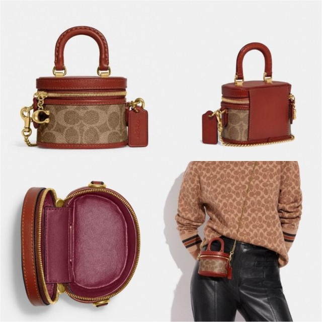 Coach trail bag in signature store canvas