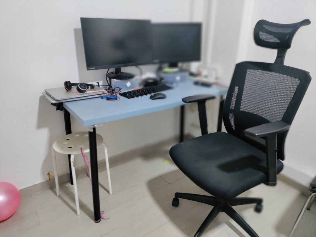 Computer Table and chair, Furniture & Home Living, Furniture, Tables