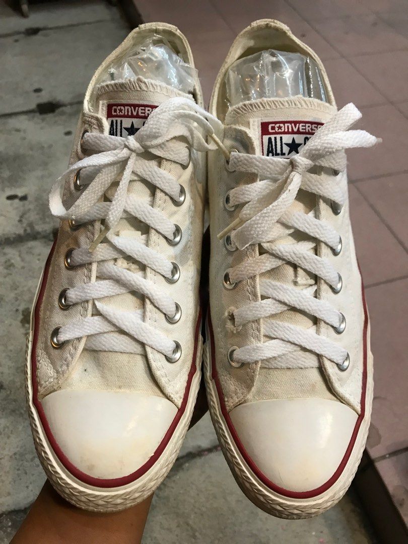 Kasut cheap converse cream