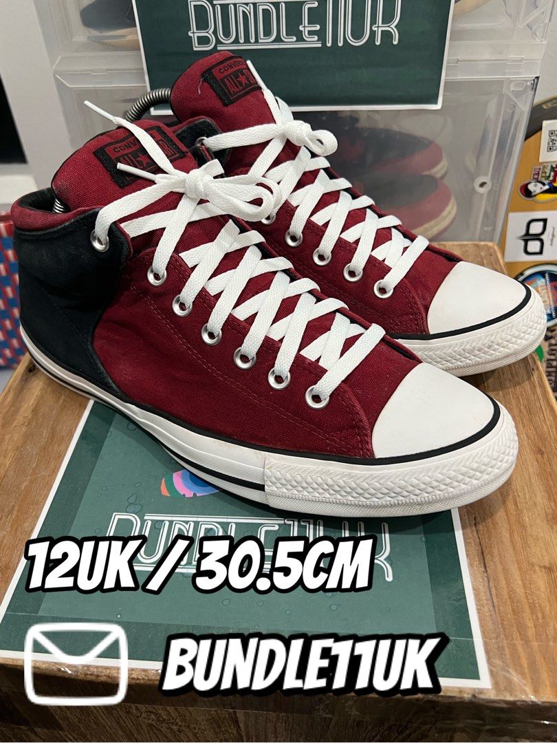 Brick red converse top