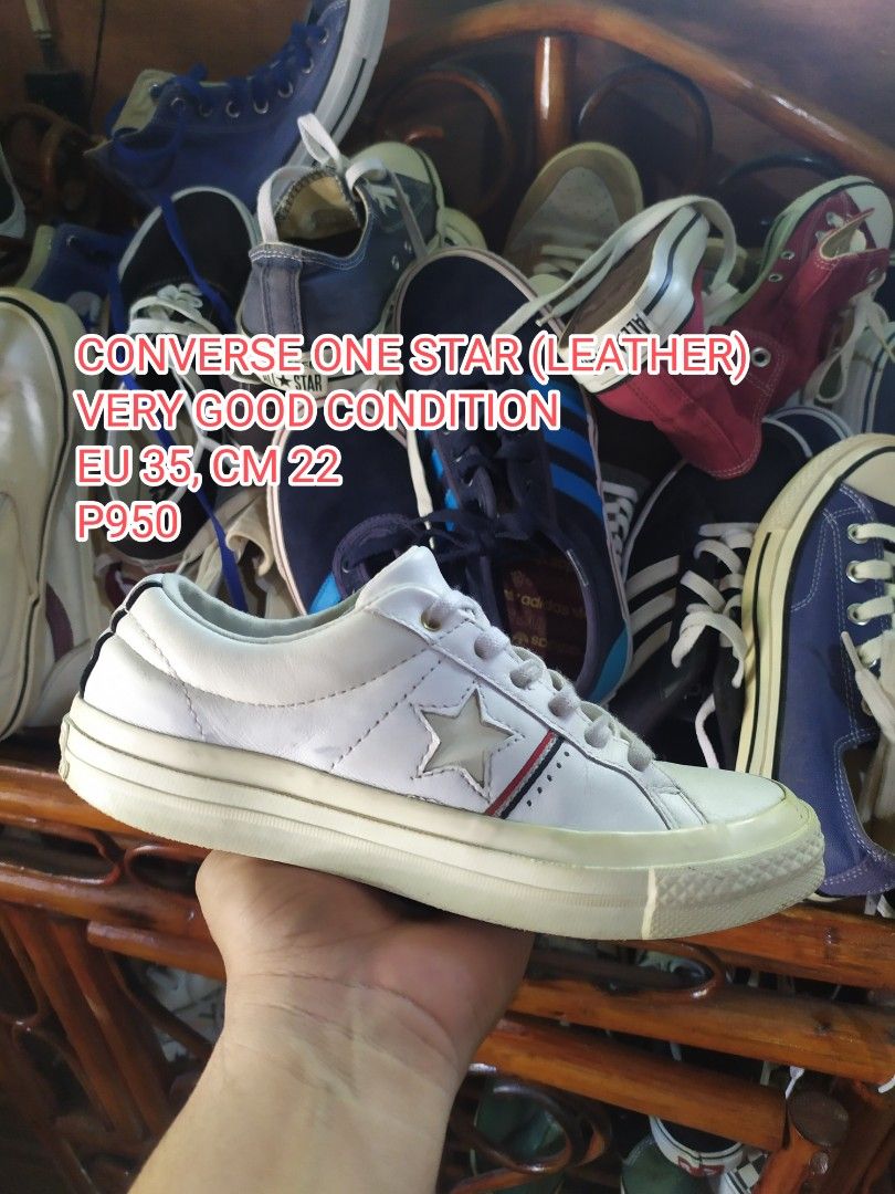 CONVERSE ONE STAR LEATHER Women s Fashion Footwear Sneakers on Carousell