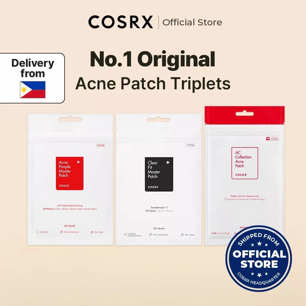 [COSRX OFFICIAL] Pimple patch AC Collection Acne Patch (Category: Face Care) located in Taguig. Submitted by preloved_city (Listing ID 1242317465, Image 1). Description: authentic. bought from cosrx official store in sh0pee. ▶ orig price 333/ patch my price 120 / patch you save 213! brand : Cosrx condition : brand new, sealed. ▶ expiration is on 2026. ▶▶ Choose from: - AC collection patch - Clearfit patch - Pimple Master patch location : Bagumbay