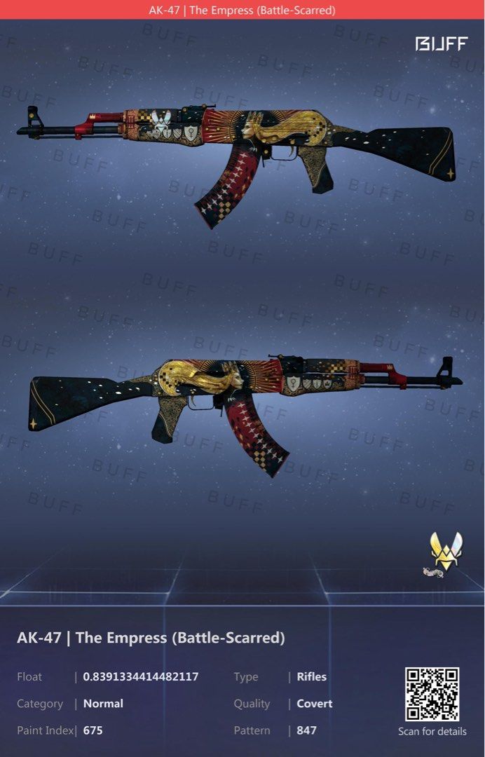 CSGO AK-47 The Empress BS, Video Gaming, Gaming Accessories, In-Game ...